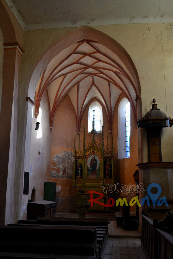 Fortified Church from Bratei Village Transylvania Romania00005